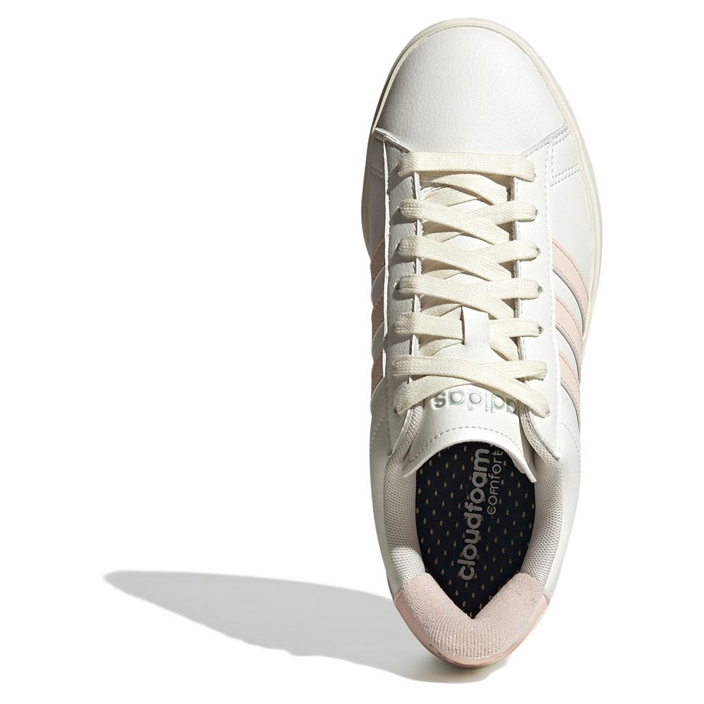 Adidas grand court 2.0 sneakers cloudfoam comfort White/Green