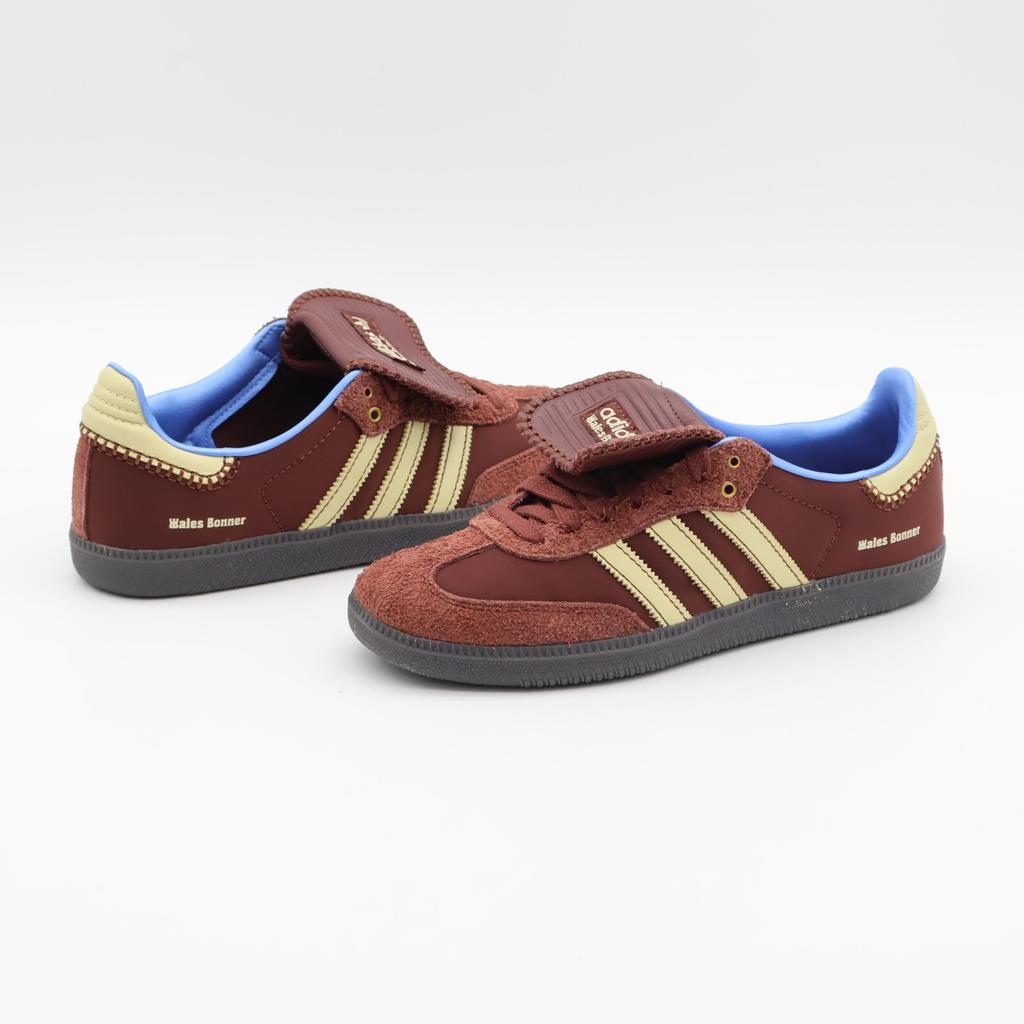 IE0579 Wales Bonner adidas Samba Nylon Basse Marrone Scuro Bianco Crema (Uomini)