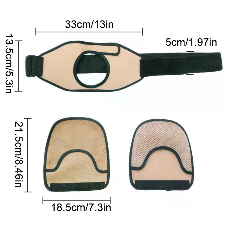 Ostomy Support Belt Pouch Cover Oxford Mesh Cloth Soft High Flexibility Breathable Ostomy Bag Cover For Men Women