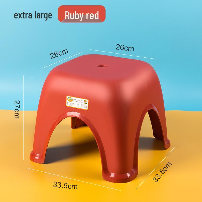 Thickened Children's Plastic Stool for Household and Bathroom Use