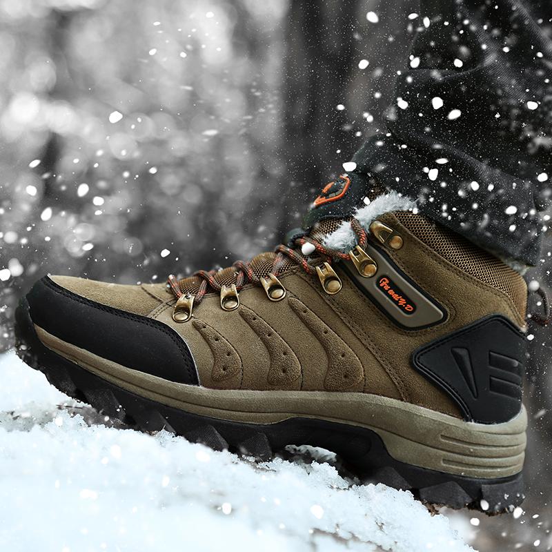 Мужские брендовые зимние ботинки для снега — фото 9