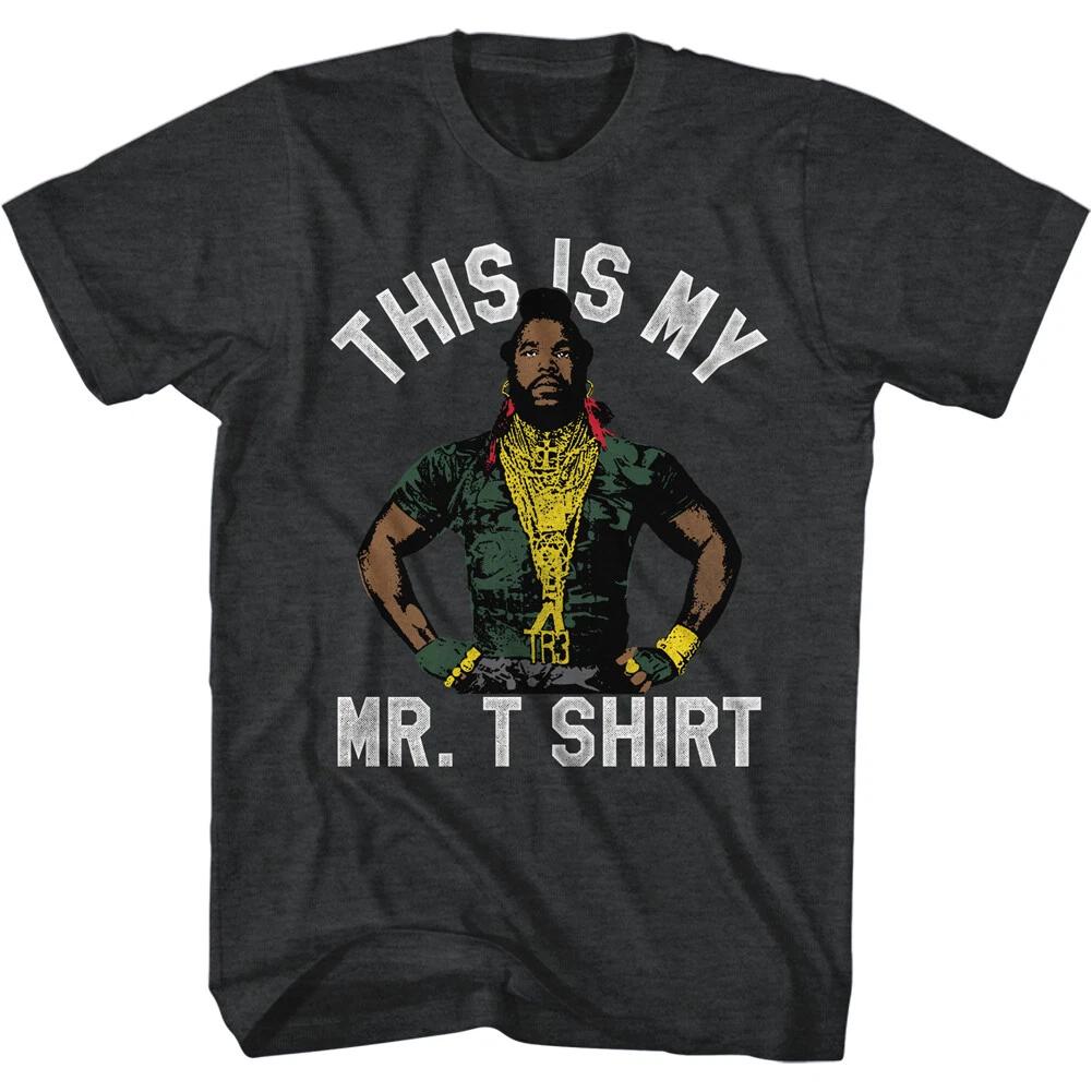 This Is My Mr T Shirt Gold Chains Mohawk Men s T Shirt The A Team B.A. Baracus 2XL