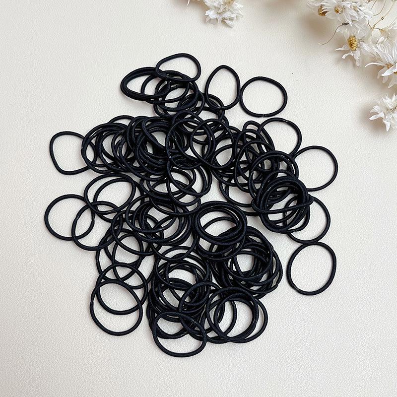 100 Korean-Style Children's Hair Ties - Gentle Baby Hair Accessories for Little Girls