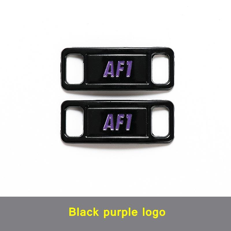 NEW 1 Pair Metal Shoelaces Buckle AF1 Shoe Decoration Suitable for All Shoes Sneakers Shoes Accessories Flat Shoelace Buckle