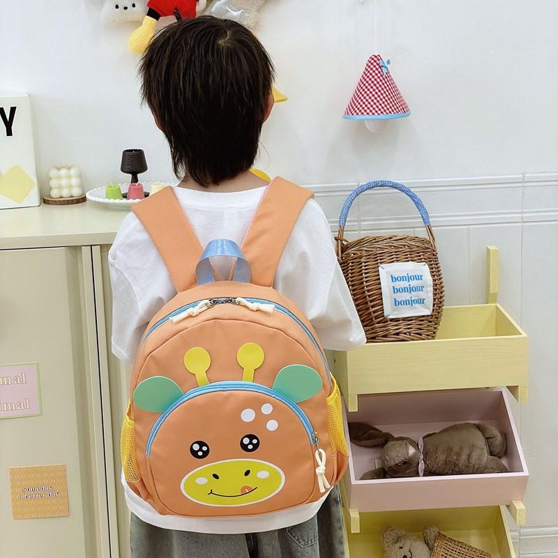 Kids Toddler Backpack With Durable Nylon And Animal Prints For Preschool And Early Learning