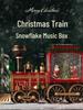 Holiday Snowfall Train Car Music Box Crystal Ball Toy for Kids & Seniors - Perfect Birthday Gift or Lamp