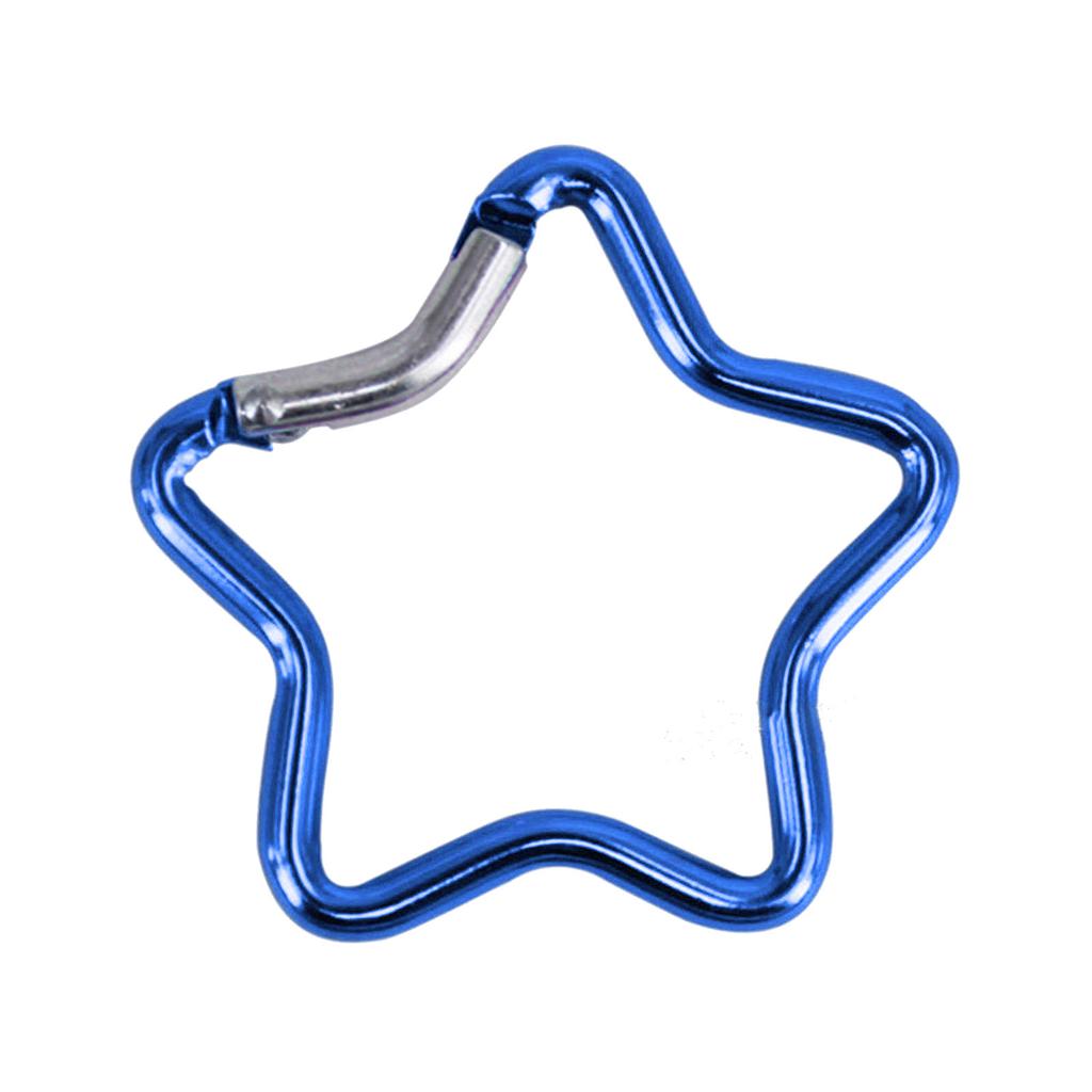 Heavy Duty Locking Hook for Camping Fishing Hiking Traveling Aluminum Alloy Carabiner Clip Star Shape Climbing Buckle