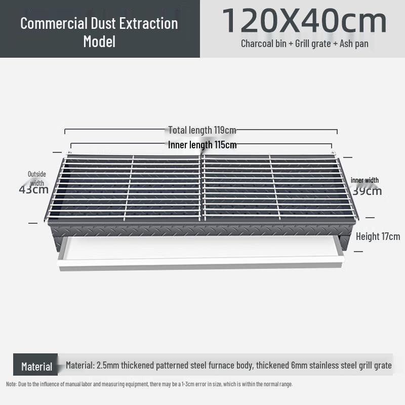 Di Qing Man Extra Large Charcoal BBQ Grill