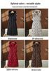 Women's Mid-Length Hooded Thick Cotton Vest - Autumn/Winter Korean Style Plus Size Gilet Jacket