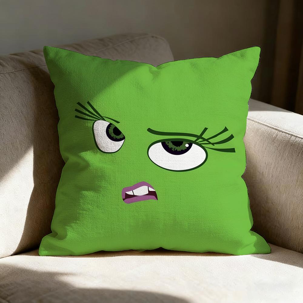 CARTOON ANGRY EYES Pillow Case Linen Pillow Covers Cover For Couch Living Room Bench Patio Floor Linen Home Decor