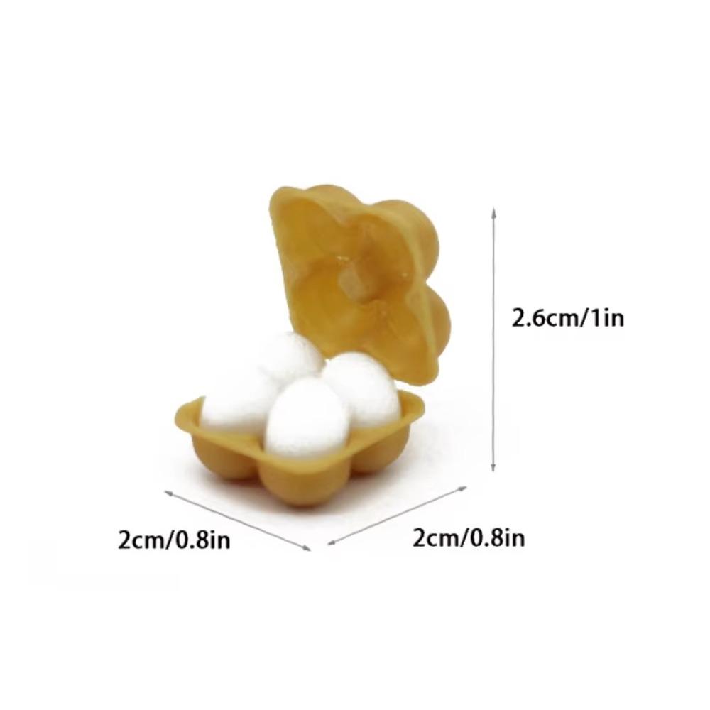Dollhouse Kitchen Play House Egg Tray 1:12 Dollhouse Simulation Scene Accessories