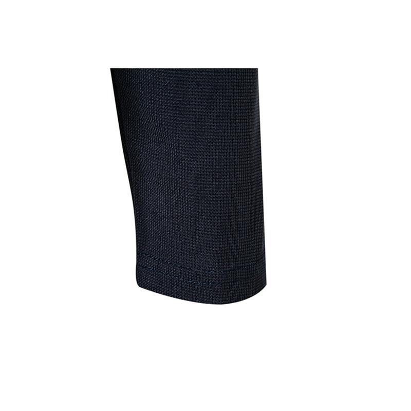 Fashion Paisley Color Block Men's Polo Shirts Solid Color Long Sleeve Polo Shirts For Men New Autumn Social Business Polos Male