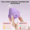 Electric Massage Ball with Suction Cup Mount for Back and Shoulder Pain Relief Deep Tissue Massager with Vibration Function