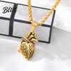 Lightweight Couple Necklaces 2Pcs Heart Charm Necklace Love Keepsake Fine
