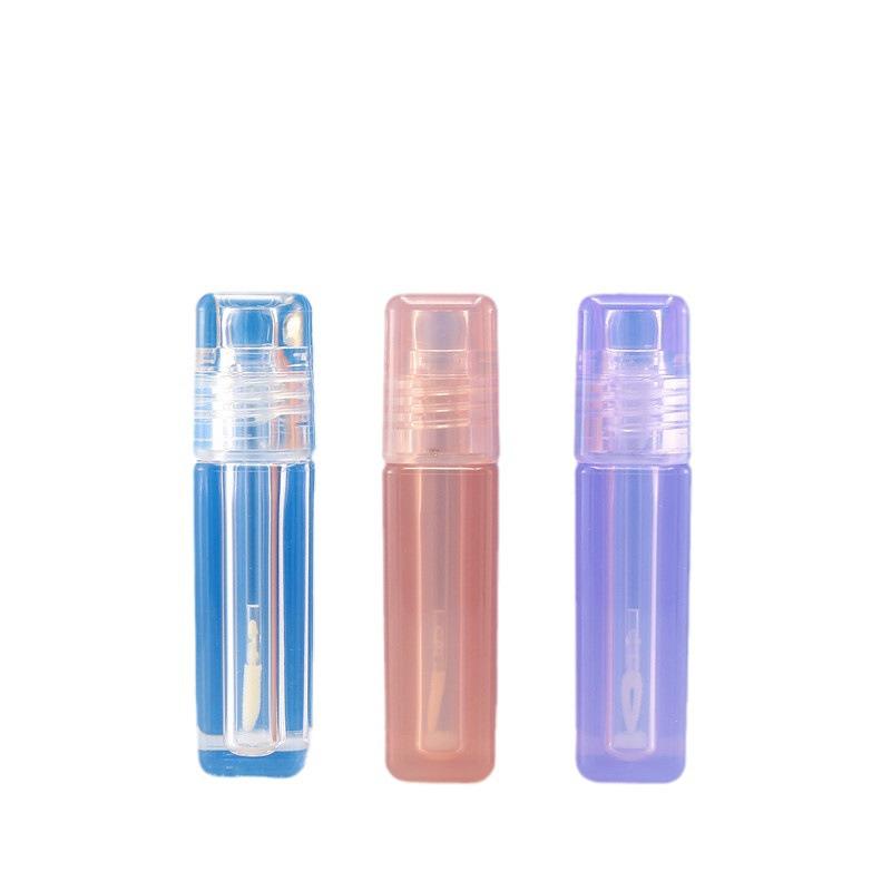 

5 мл квадратный прозрачный тюбик для блеска для губ - пустой, с толстыми стенками, прозрачная косметическая упаковка