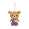 Cartoon Rilakkuma Plush Bear Doll Keychain Bag Pendant Toy Accessories Gifts
