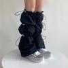 Gothic Knee Pad Socks Leg Sleeve Ankle Knee Warmers Boot Cuffs Knee Leg Socks
