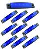 HTharros LED Side Marker Lamp, 12 V, 24 V, Blue, 6 Rows, Dustproof, Waterproof,