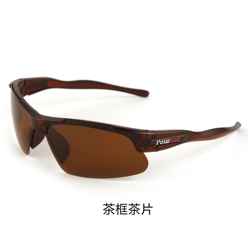 European and American sunglasses men's and women's half-frame sunglasses outdoor sports cycling fishing driving UV-proof glasses