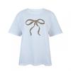 Miso Womens/Ladies Bow Oversized T-Shirt