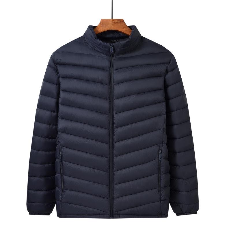 

New Autumn and Winter Short Men s Thin Cotton Coat for Middle-aged and Young People s Large Size Warm Hooded Cotton Coat for Men 6XL