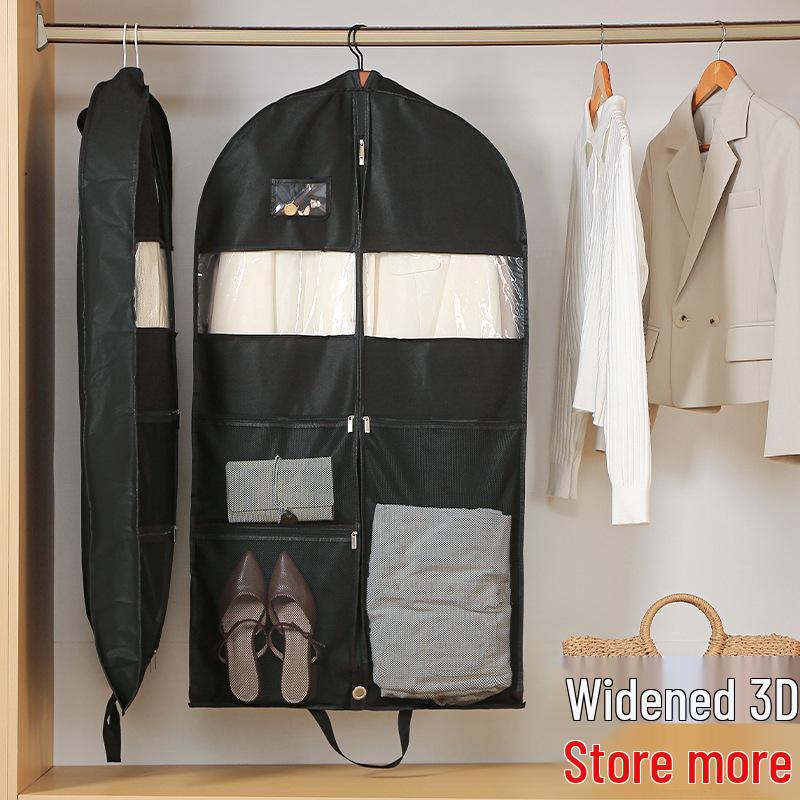 Thickened Non-woven Wardrobe Garment Dust Cover for Down Jackets