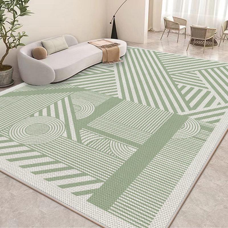 

Дихаючий килим з льодового шовку: Сучасний килим для вітальні/спальні, вбираючий піт та стильний, для диванів та журнальних столиків 200*400 cm