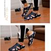Men's Slippers Outdoor Slippers Breathable Hollow Non-slip Bathroom Beach Sandals Casual Footwear