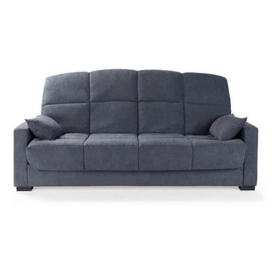3-seater Sofa Bed - Anthracite Grey - 14 Cm Mattress - 130 X 190 Cm - MEGAN