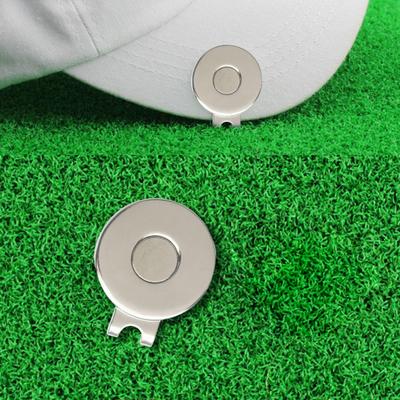 Golf Hat Clip  Anti-rust  Golf Tool  Zinc Alloy  Magnetic Golf Ball Marker Hat Clip  for Golf Sport