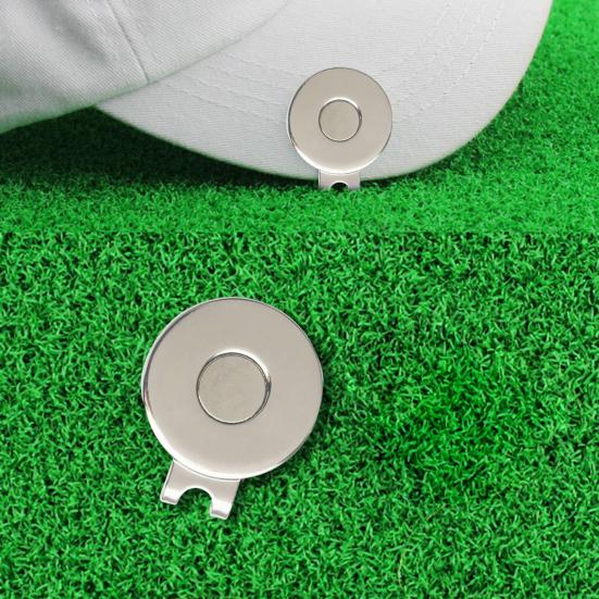 Golf Hat Clip Anti-rust Golf Tool Zinc Alloy Magnetic Golf Ball Marker Hat Clip for Golf Sport