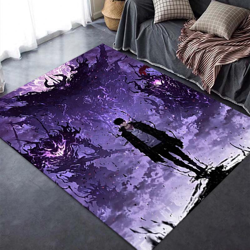 Nuovo Tappeto Solo Leveling 2025 per Soggiorno Camera da Letto Casa Decorazione Divano, Tappetino Antiscivolo per Giochi Bambini170
