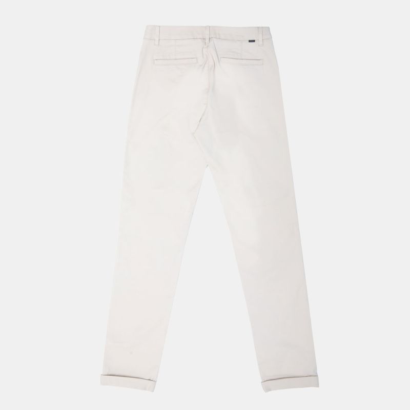 Beige Low-rise Chino Pants with Hems Men DOCKERS