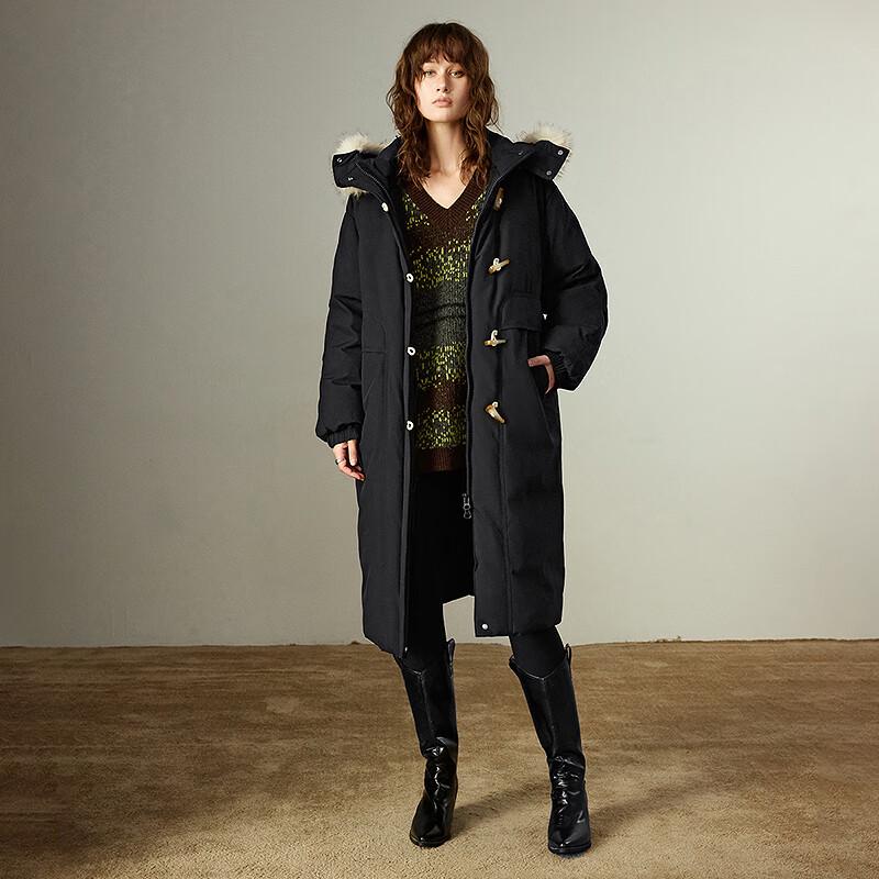 Chuyu Women's 2025 Winter Hooded Loose-fit 90% Down Jacket