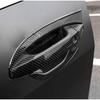 For Kia Sportage NQ5    Carbon Fiber Side Door Handle Cover Door Bowl Trim Protector Garnish Sticker Accessories