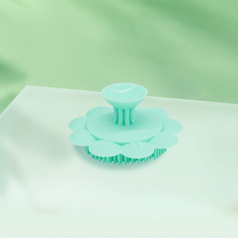 Spazzola Shampoo in Silicone per Bagnetto Neonato Bambino Silicone Morbido Ragazzi Bambini Testa Spazzola Doccia Spazzole Massaggio Lavaggio Capelli Pettine Salviettina