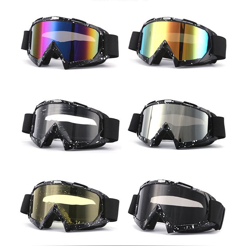 Retro Off-Road Motorcycle Goggles - Wind & Sand Protection for Harley Riders