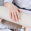 High-End Nail Art Cushion Set: Natural Wood Base & Japanese Leather Tools