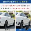 Shymie Dummy Duct Fender Stickers for Car Side, Front, and Hood - Car Dress-up, ABS, 2-Piece Set, Carbon Fiber Pattern