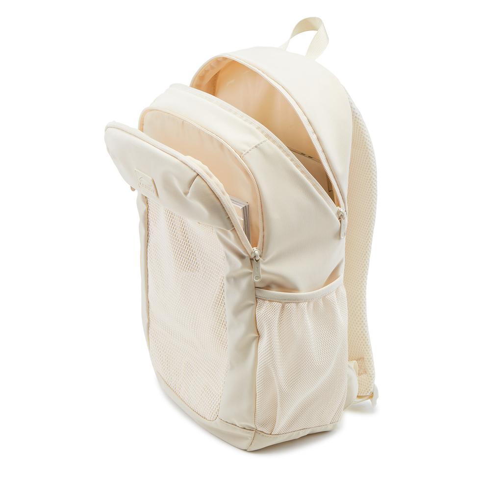 New LiNing Sports Life Collection Polyester Backpack Unisex Eggnog Gray ABSV395-2