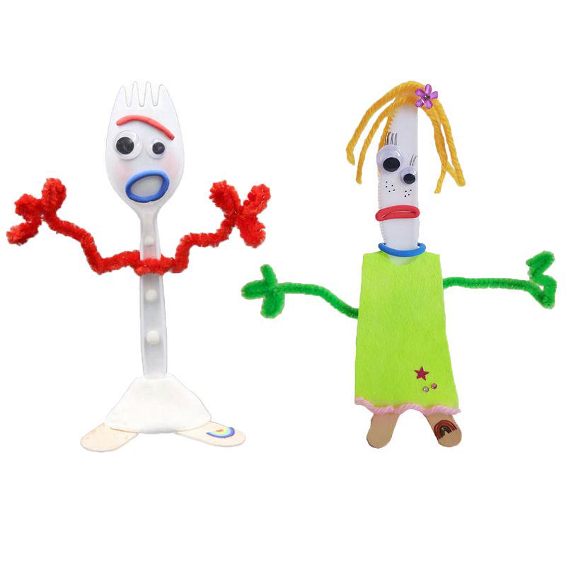 Toy Story 4 Creativity Make Your Own Forky And Knife Diy Kit For Endless Fun