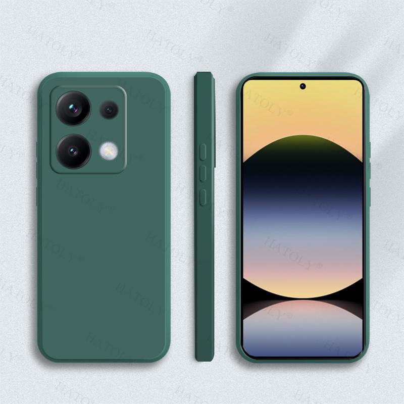 For Xiaomi Redmi Note 14S Case Redmi Note 14S Anti-knock Liquid Silicone Candy Color Back Case For Redmi Note 14S Case