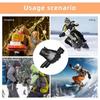 Adjustable PU Leather Gloves Thermal Fleece Waterproof Gloves New Touch Screen Gloves  Skiing