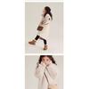 Girls Faux Fur Long Coat Stand Collar Plush Fleece Warm Thick Winter Kids Outerwear Full‑Zip Mid‑Length Fuzzy Overcoat For Little Girl