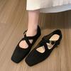 Fashion New Fashion Leopard Print Ballet Flats Women Mary Janes Shoes Brand Designer Buckled Crossover Leisure Comfy Low Heels Shoes