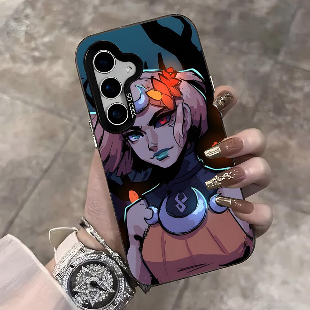 

H-Hades Ii Game Phone Case For Samsung S25 Ultra S23 S22 S21 S20 Ultra Plus S24 Fe A54 A55 Color Silver Cover Samsung S21