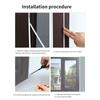 1PC Summer Bedroom Window Mosquito Nets Insect Fly Screen Curtain DIY Self-Adhesive Indoor Anti Mosquito Fly Bug Nylon Mesh