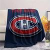 Custom Name,Montreal Canadiens Printed Flannel Blanket, soft throw for bedroom sofa, washable, Christmas present, great gift.