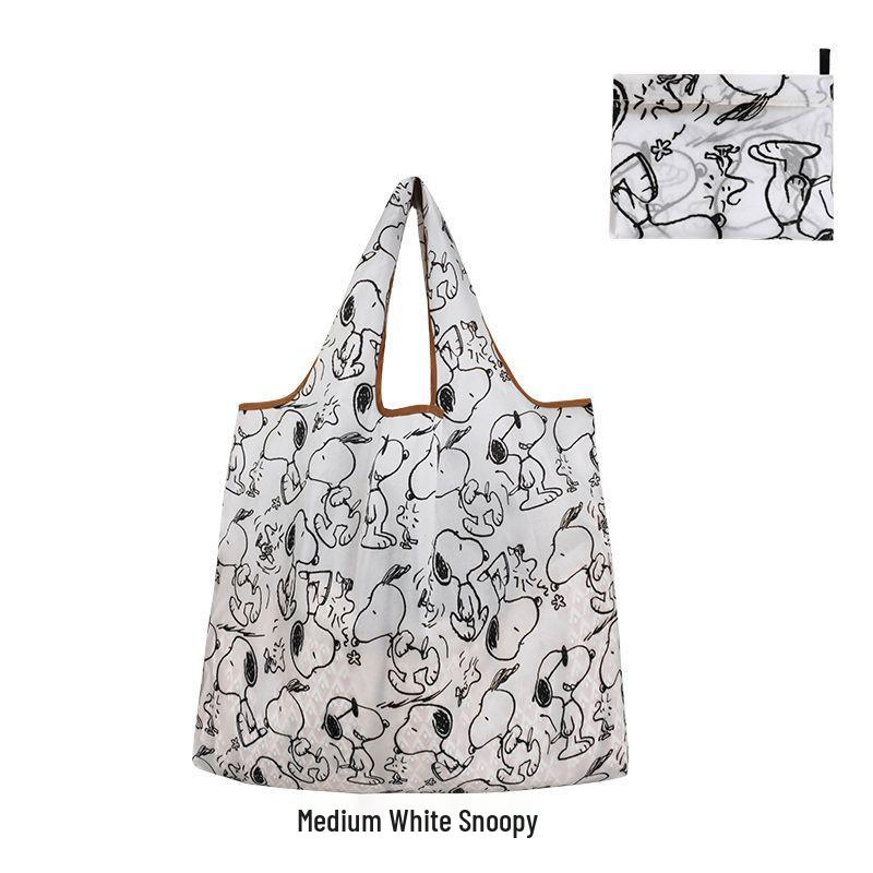 

Snoopy Foldable Eco-friendly Large Waterproof Shopping Bag with Shoulder Strap