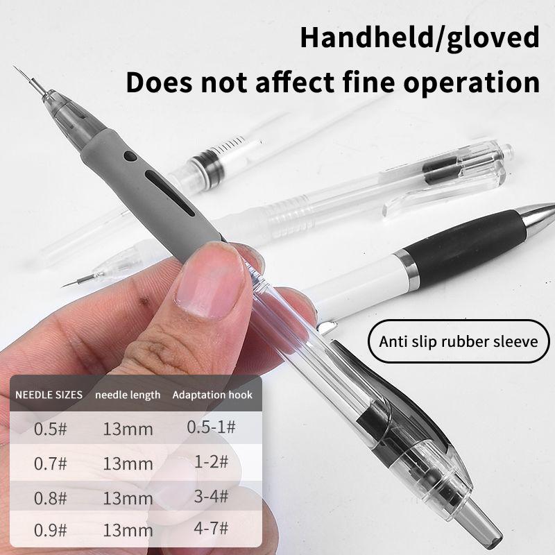 Пристрій для насаджування живих наживок Пристрій для зв'язування червоних черв'яків Пристрій для насаджування наживок Ручка для нанизування дощових черв'яків та червоних черв'яків Рибальський аксесуар